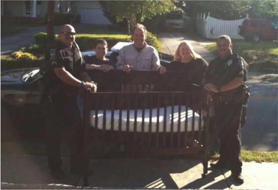 everything inspirational divine intervention lead police to baby crib at yard sale 2