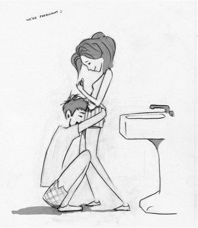everything inspirational husband's heartbreaking miscarriage sketch 11