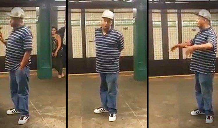 Man Sings Righteous Brothers' Unchained Melody in Subway