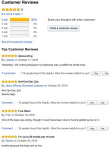 keyboard waffle iron Amazon reviews