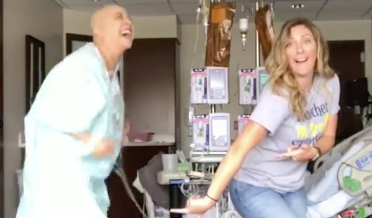 inspirational cancer patient dance - viral video