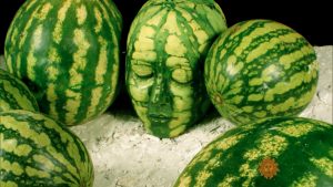Johannes Stötter body paint artist watermelon