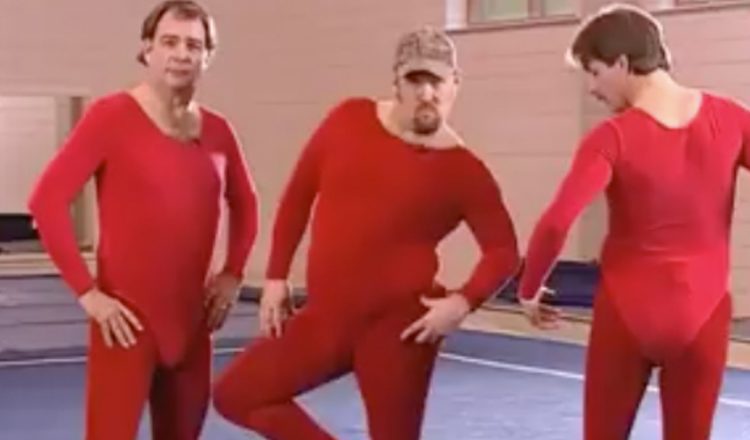 Jeff Foxworthy, Larry the Cable Guy, Bill Engvall Learn Gymnastics