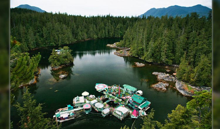 Incredible Floating Island Home Takes Artist Couple 20 Years To Build _ everything inspirational