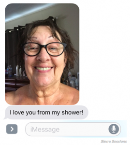 Adorable Grandma Sends Selfies _ shower _ everything inspirational