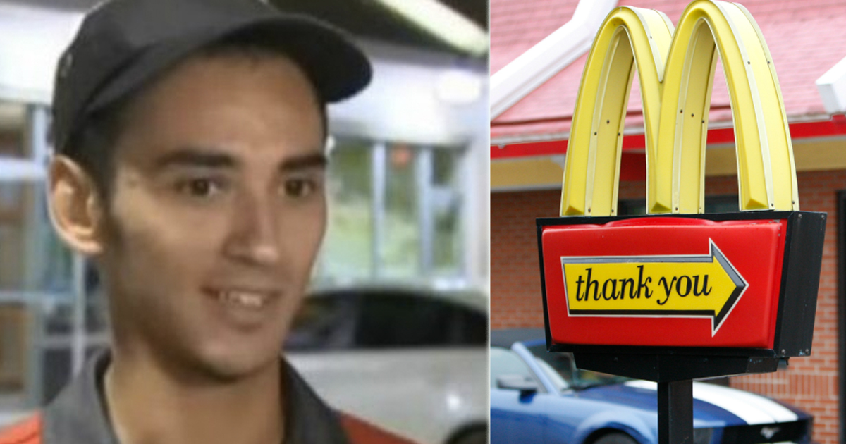 McDonald's Employee Jumped from Drive-Thru Window to Save Officer in Distress _ everything inspirational