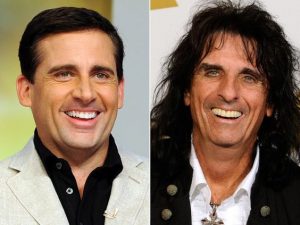14 Photos of People Who Look Exactly Like Famous Celebrities _Steve Carell _ Alice Cooper _ everything inspirational