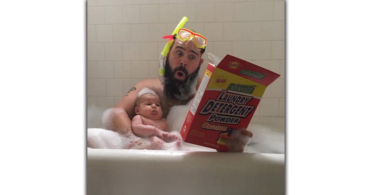 Dad Dresses Up With His Baby Girl And The Result Is So Funny _ everything inspirational
