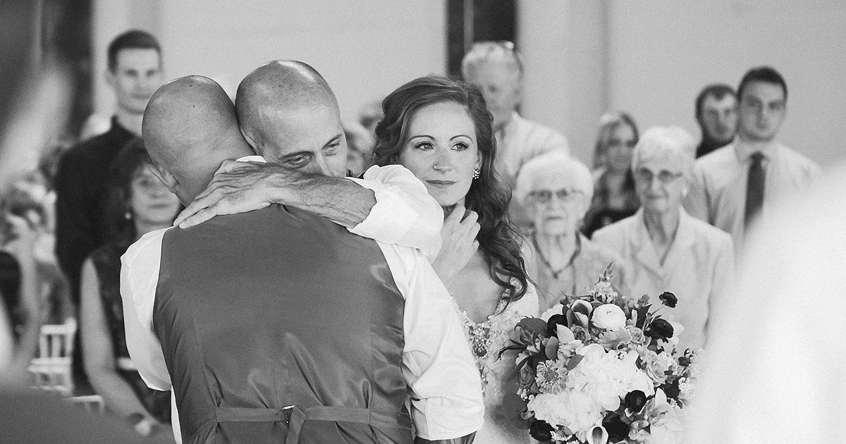 Late Father's Best Friend Walks Bride-To-Be Down The Aisle _ allyson eichens _ everything inspirational