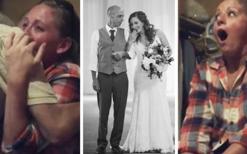 Late Father's Best Friend Walks Bride-To-Be Down The Aisle _ allyson eichens _ everything inspirational