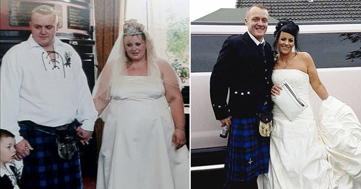 Couple Redid Their Wedding After Extreme Weight Loss _ everything inspirational