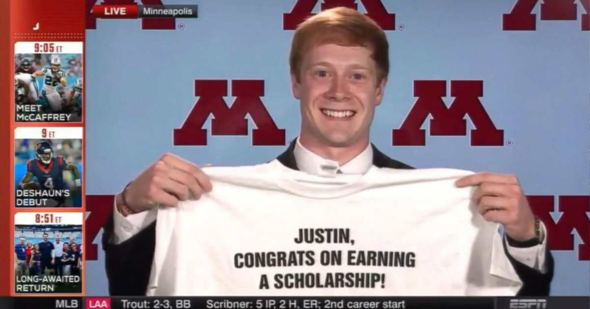 Football Player Who Loves Helping Others Gets Surprise Scholarship _ everything inspirational