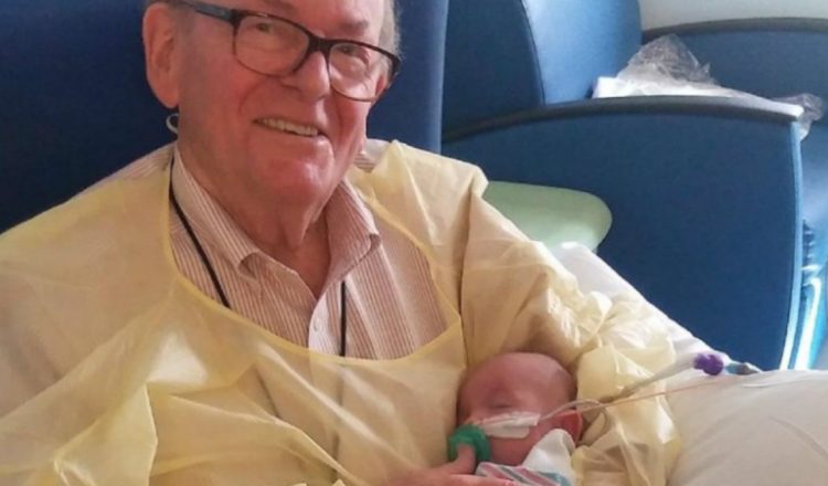 ICU Grandpa Comforts Babies Who Have to Stay Alone_ Everything Inspirational