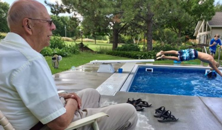 Lonely 94-year-old Builds Neighborhood Pool After His Wife Passes Away_ everything inspirational